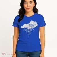 Kentucky Roots State Of Kentucky Map Women's T-Shirt thumb 4