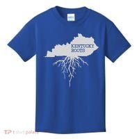 Kentucky Roots State Of Kentucky Map Kids T-Shirt thumb 0