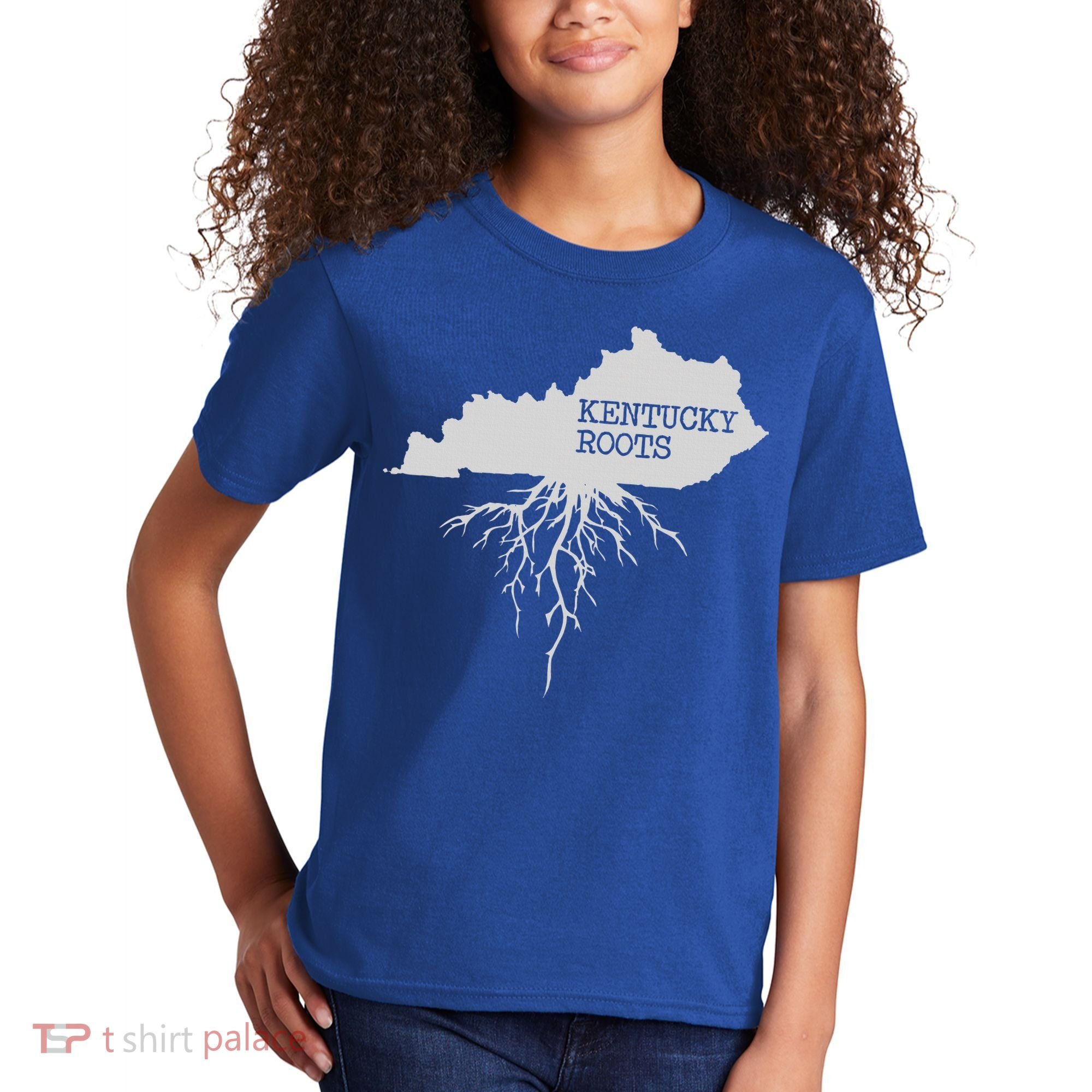 Kentucky Roots State Of Kentucky Map Kids T-Shirt