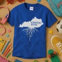Kentucky Roots State Of Kentucky Map Kids T-Shirt thumb 3