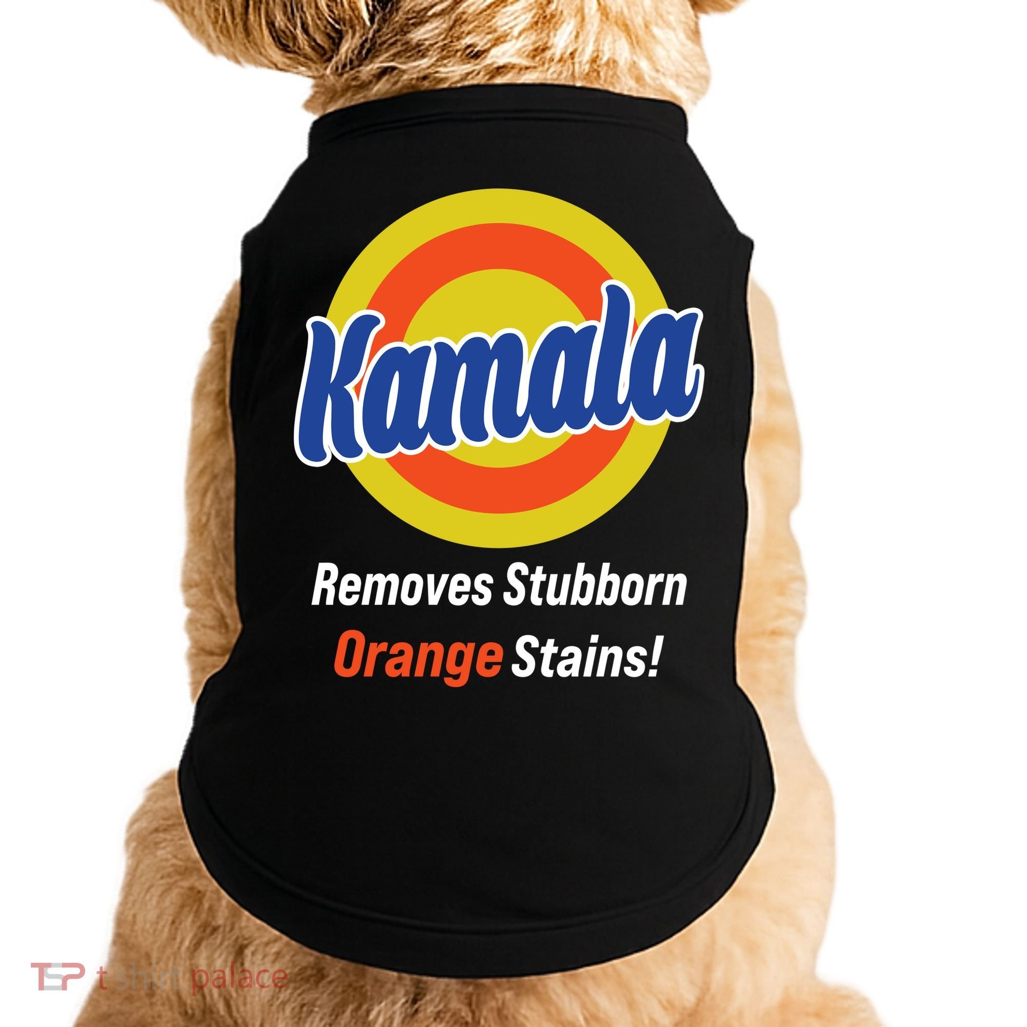 Kamala Removes Stubborn Orange Stains Doggie Tank