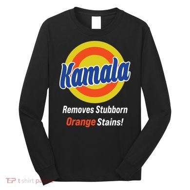 Kamala Removes Stubborn Orange Stains Long Sleeve Shirt