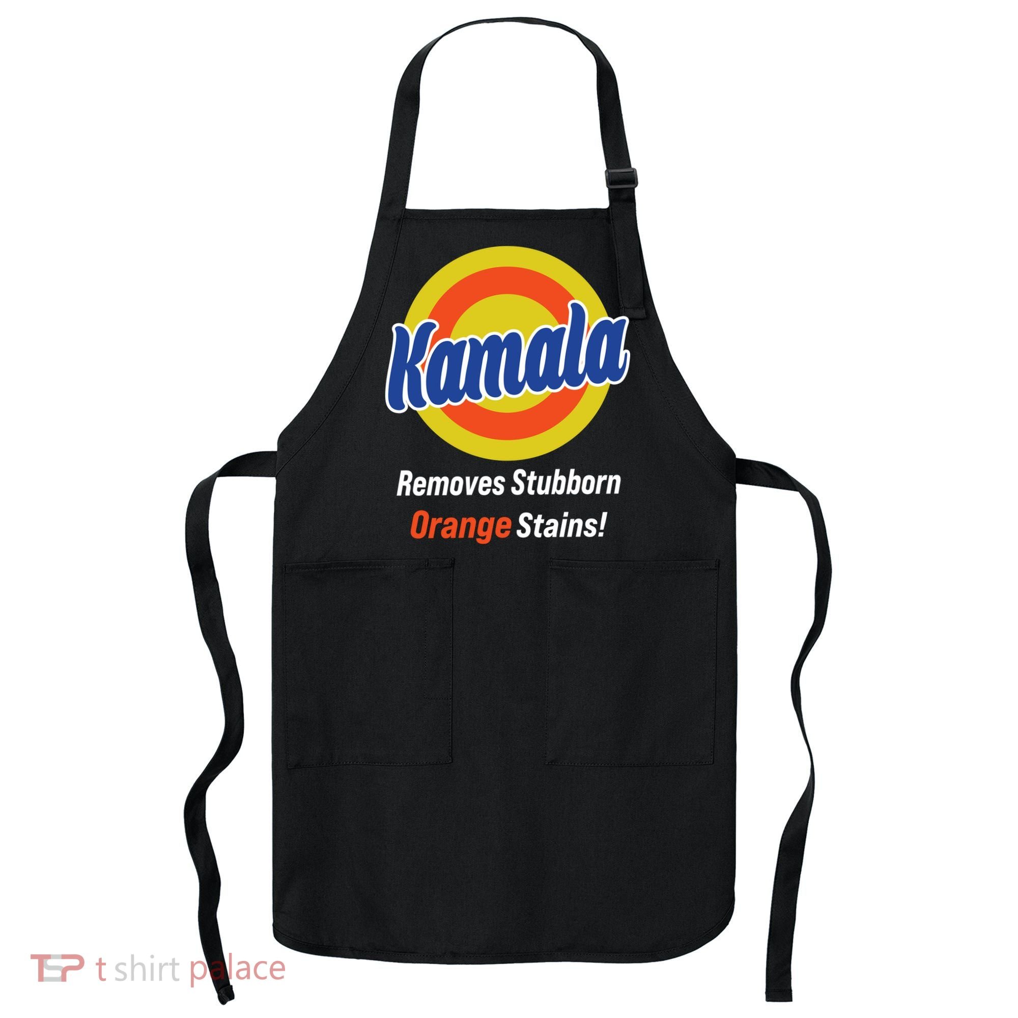Kamala Removes Stubborn Orange Stains Apron