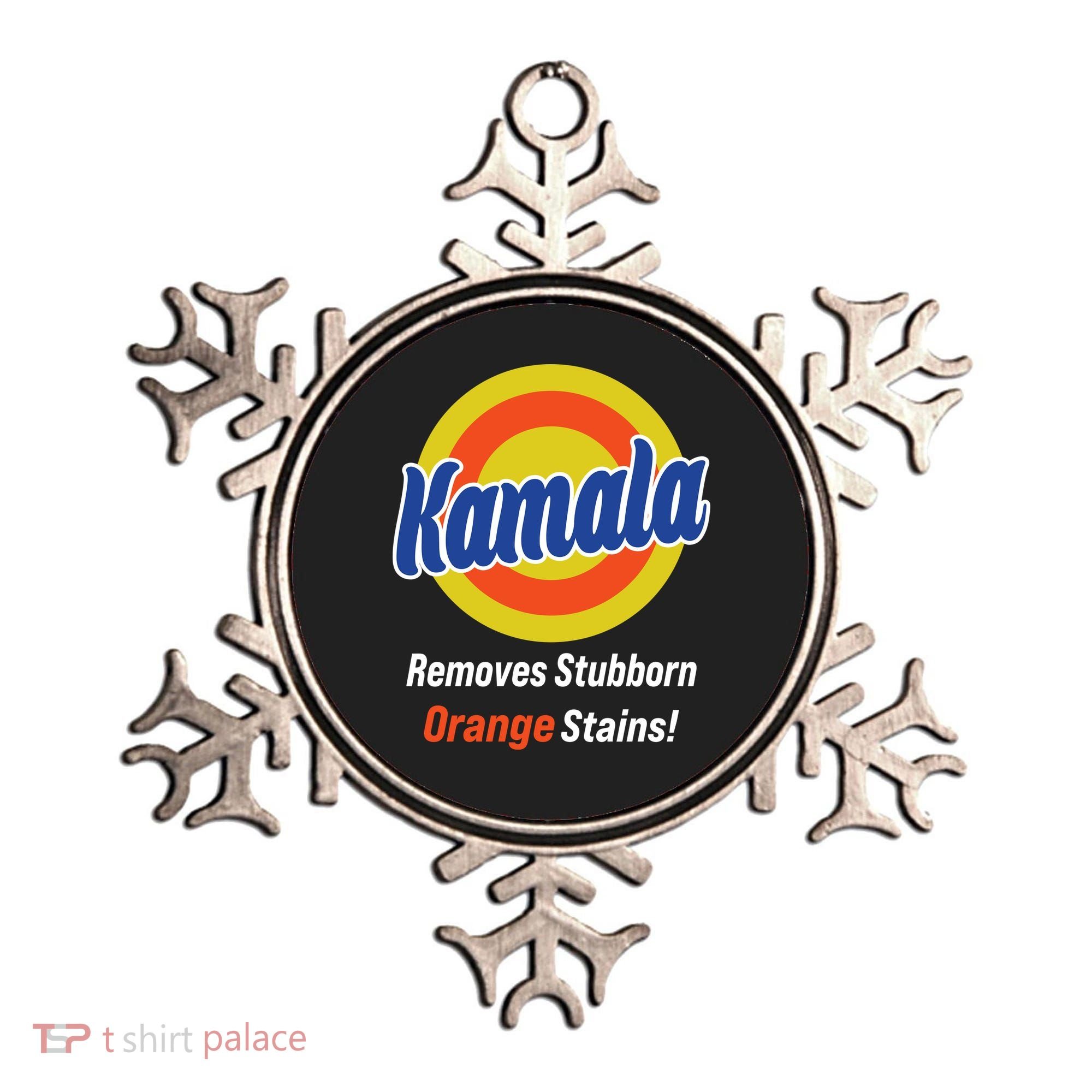 Kamala Removes Stubborn Orange Stains Ornament