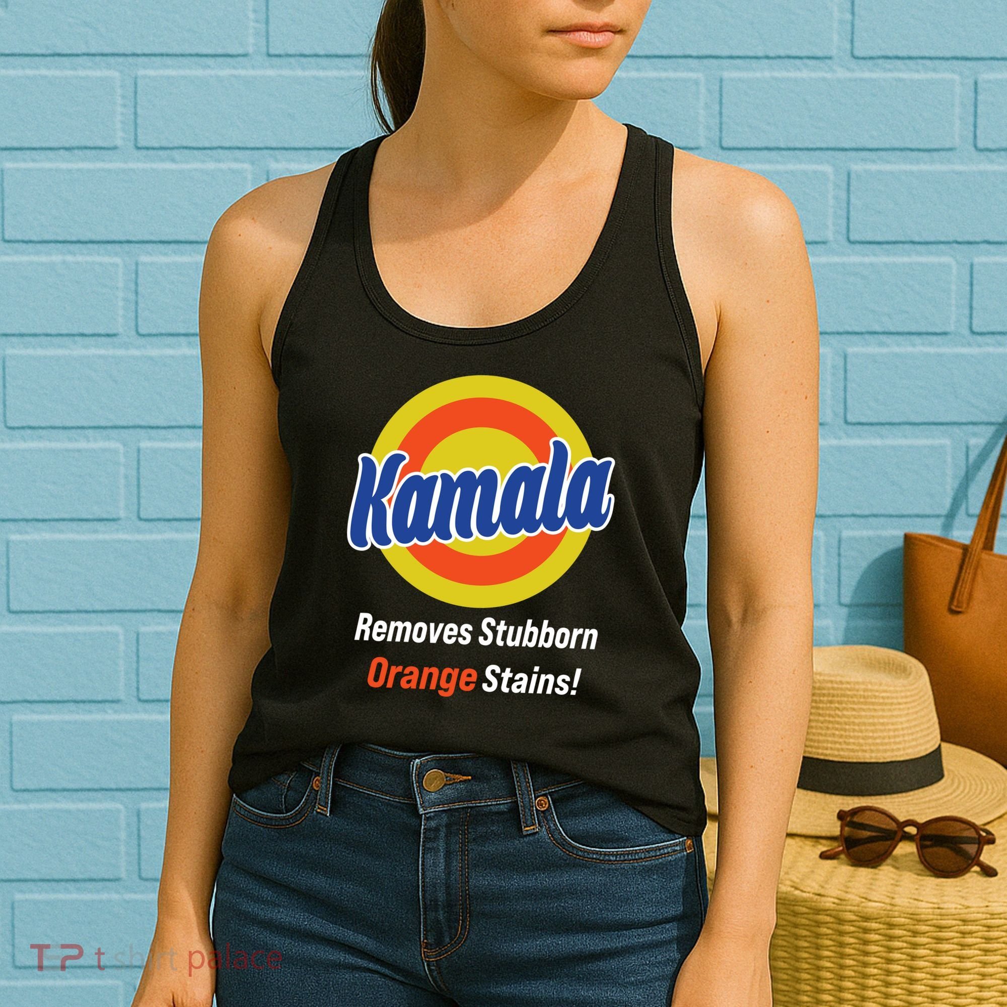 Kamala Removes Stubborn Orange Stains Women's Tank Top