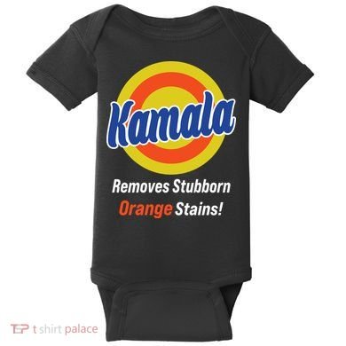 Kamala Removes Stubborn Orange Stains Baby Bodysuit