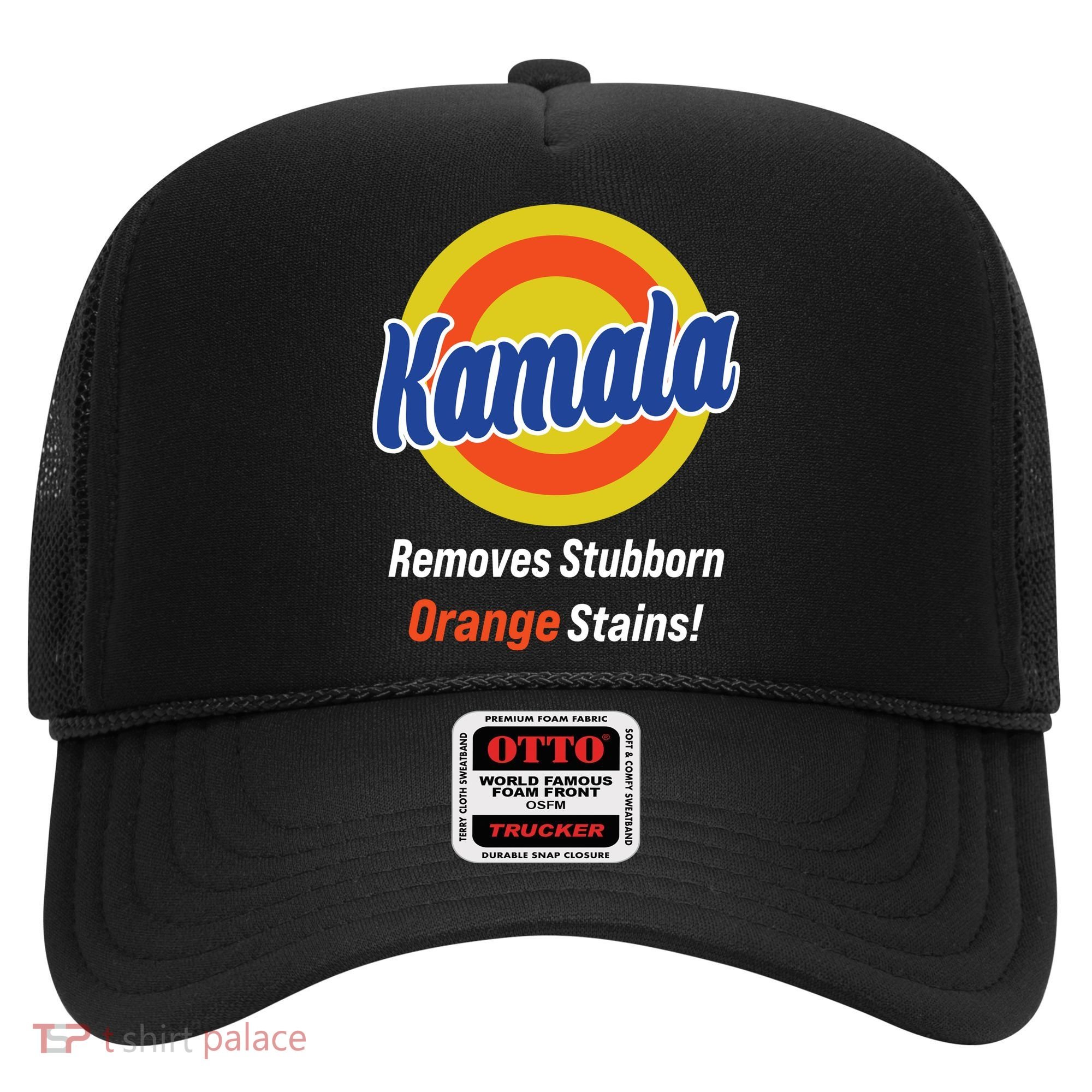 Kamala Removes Stubborn Orange Stains Hat