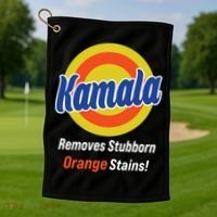 Kamala Removes Stubborn Orange Stains Golf Towel thumb 1