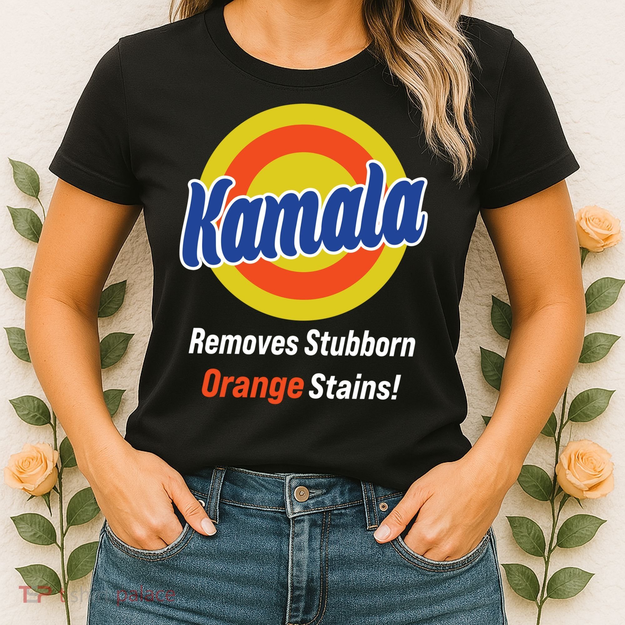 Kamala Removes Stubborn Orange Stains Women's T-Shirt