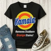 Kamala Removes Stubborn Orange Stains Women's T-Shirt thumb 3