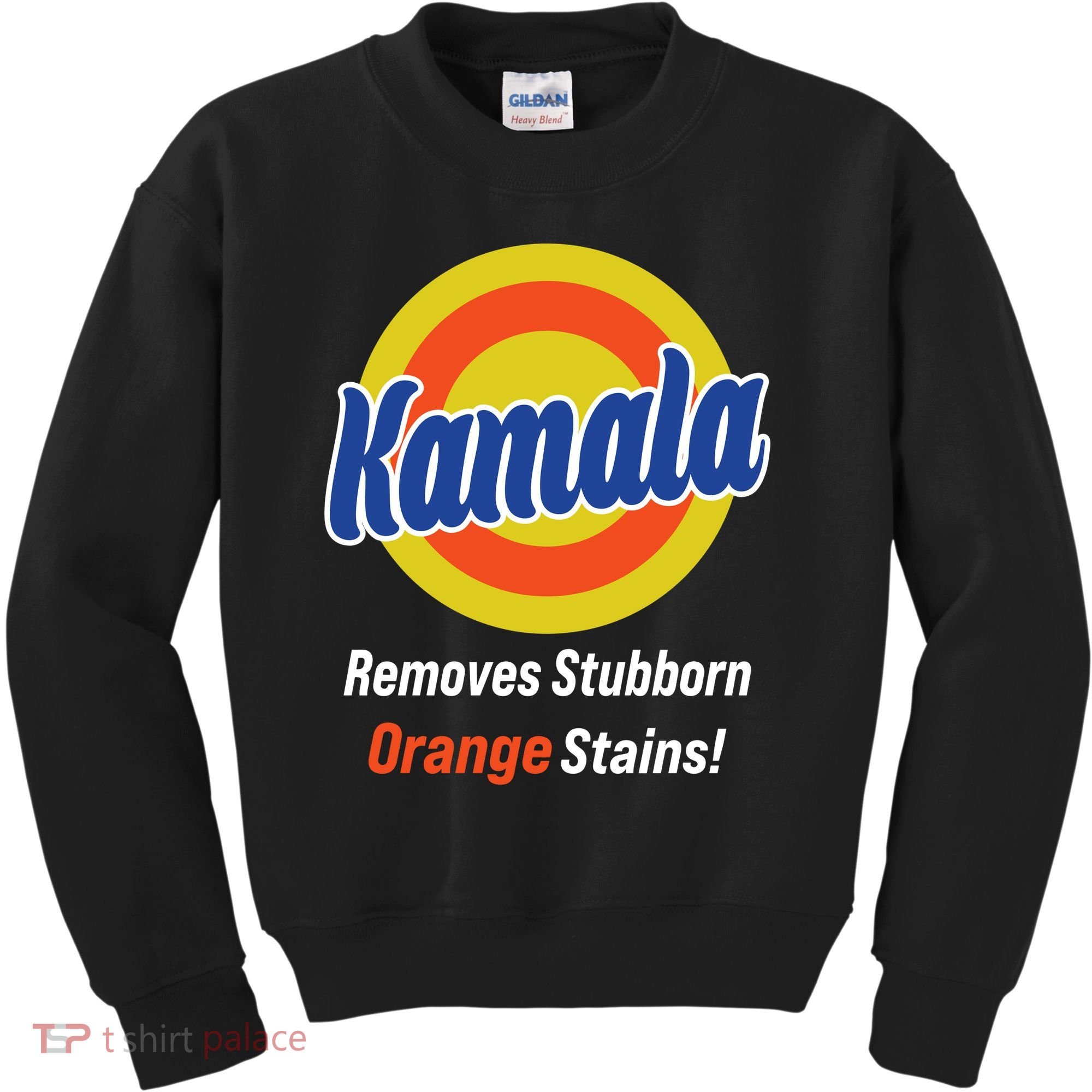 Kamala Removes Stubborn Orange Stains Kids Sweatshirt