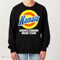 Kamala Removes Stubborn Orange Stains Vote Kamala Harris 2024 Women's Sweatshirt thumb 0