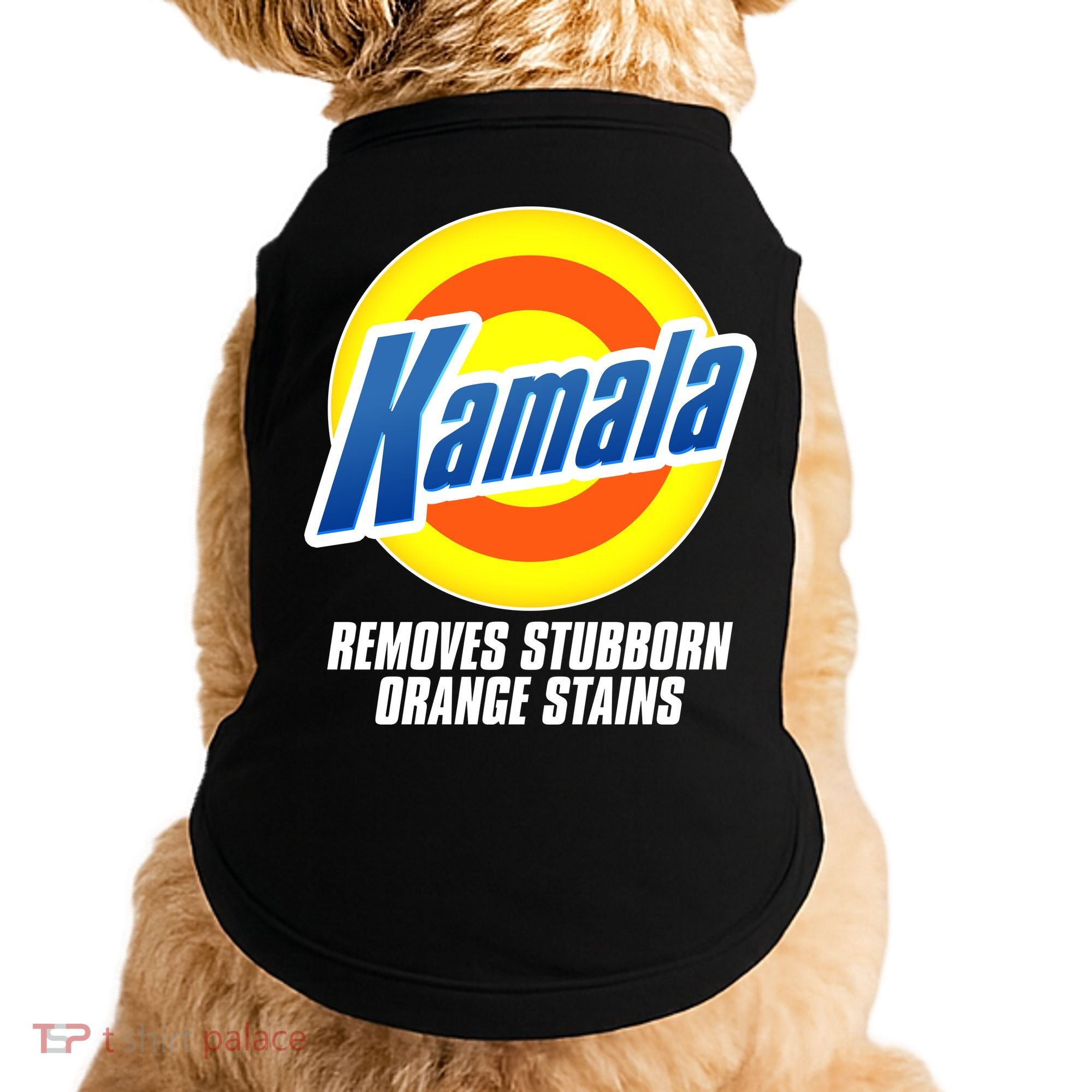 Kamala Removes Stubborn Orange Stains Vote Kamala Harris 2024 Doggie Tank