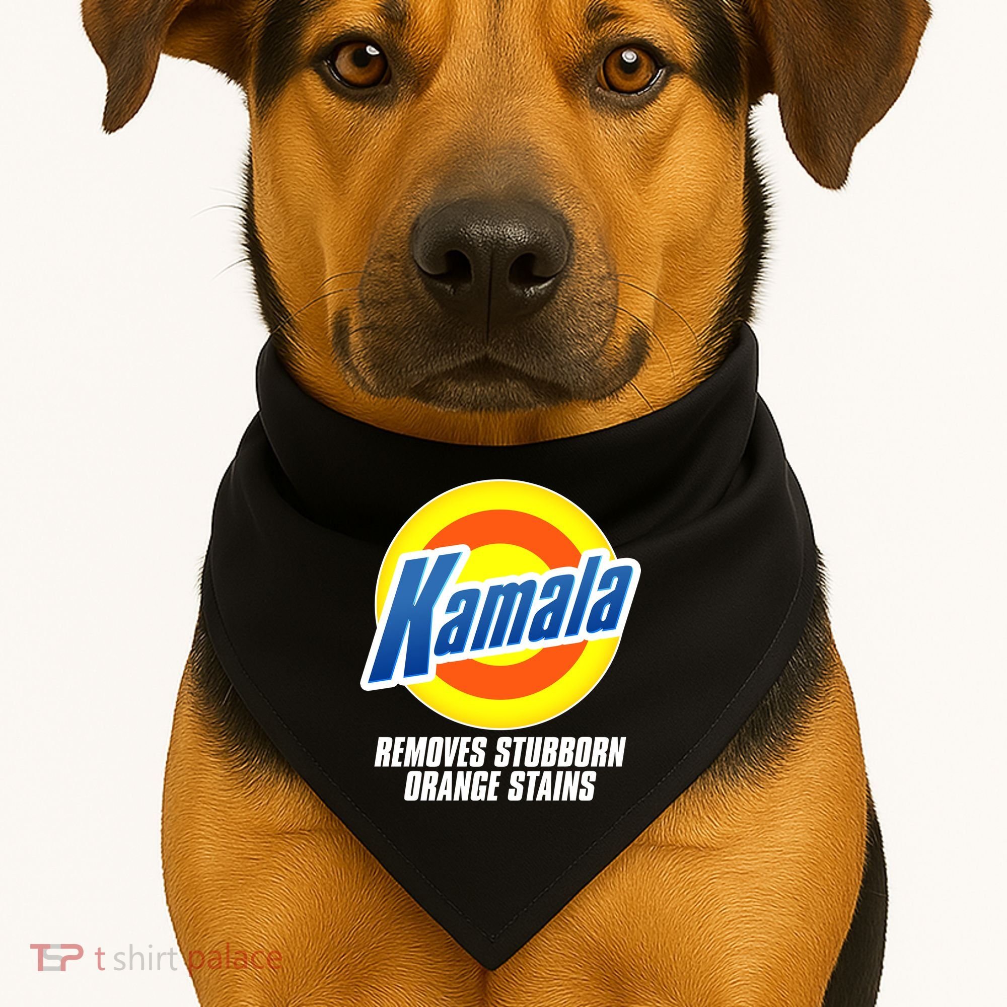 Kamala Removes Stubborn Orange Stains Vote Kamala Harris 2024 USA-Made Doggie Bandana