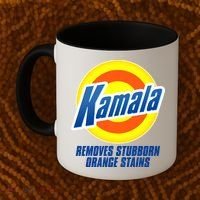 Kamala Removes Stubborn Orange Stains Vote Kamala Harris 2024 Coffee Mug thumb 2