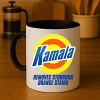 Kamala Removes Stubborn Orange Stains Vote Kamala Harris 2024 Coffee Mug thumb 4
