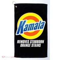 Kamala Removes Stubborn Orange Stains Vote Kamala Harris 2024 Golf Towel thumb 0