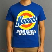 Kamala Removes Stubborn Orange Stains Vote Kamala Harris 2024 T-Shirt thumb 3