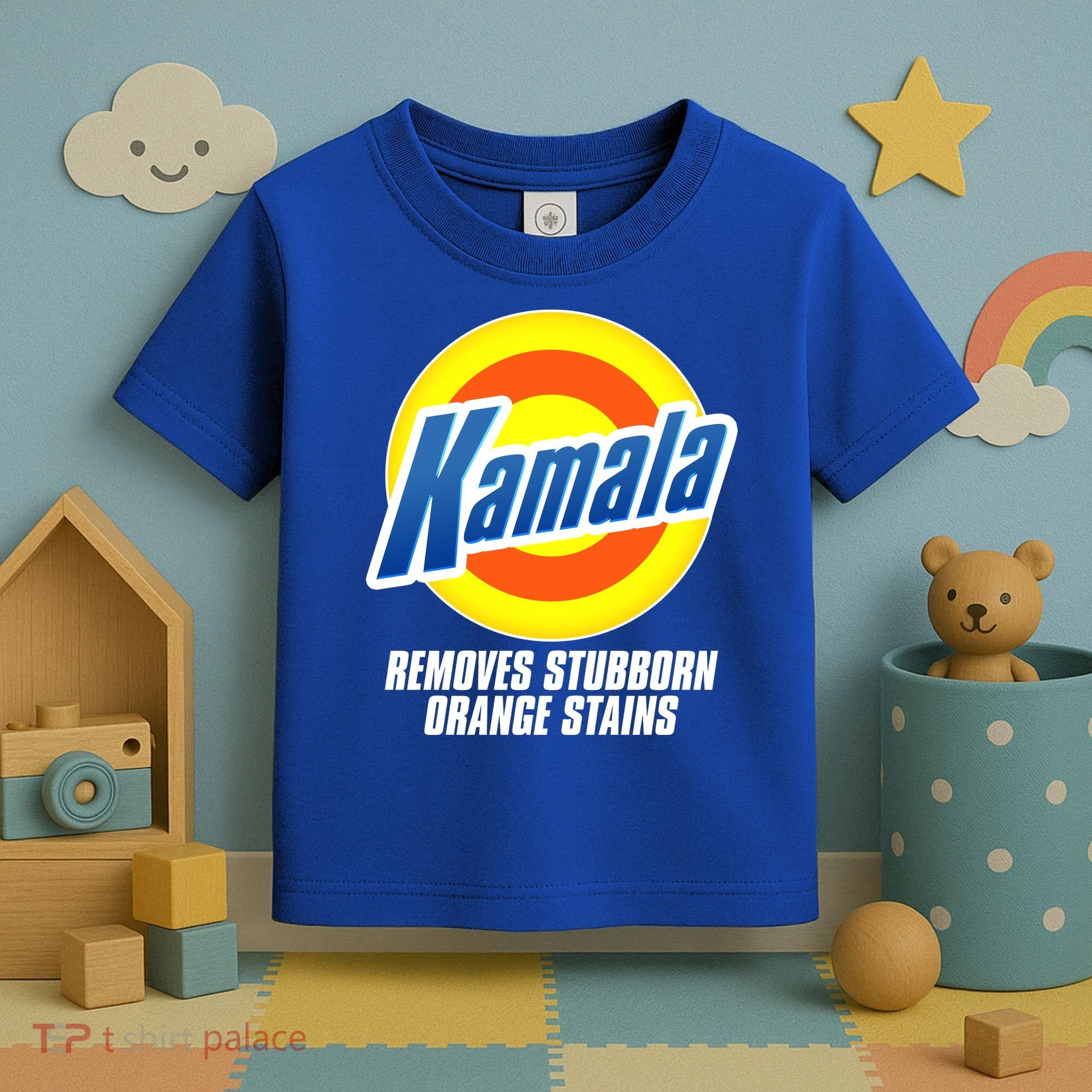 Kamala Removes Stubborn Orange Stains Vote Kamala Harris 2024 Toddler T-Shirt