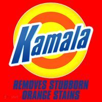 Kamala Removes Stubborn Orange Stains Vote Kamala Harris 2024 Santa Hat thumb 1