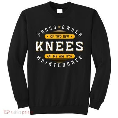 Knee Replacement Surgery Arthroplasty Artificial Joint TKR Sweatshirt