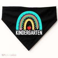 Kindergarten Rainbow Teacher Team Kindergarten Crew Girl Boy USA-Made Doggie Bandana thumb 0