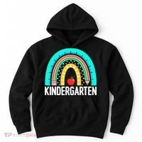 Kindergarten Rainbow Teacher Team Kindergarten Crew Girl Boy Hoodie thumb 0