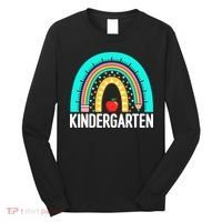 Kindergarten Rainbow Teacher Team Kindergarten Crew Girl Boy Long Sleeve Shirt thumb 0