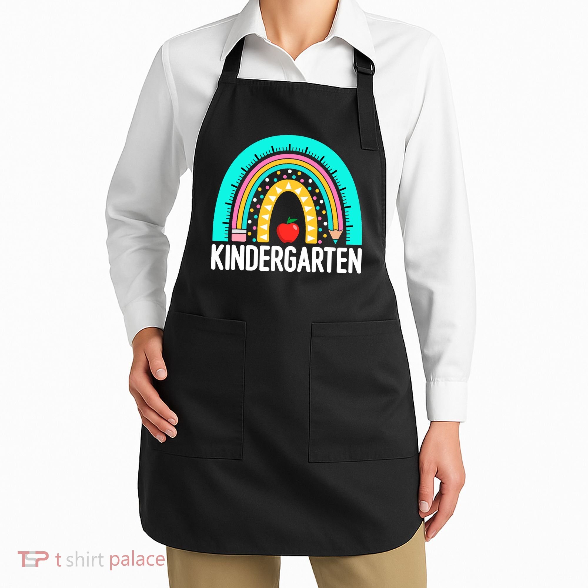 Kindergarten Rainbow Teacher Team Kindergarten Crew Girl Boy Apron