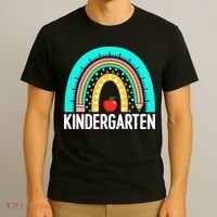 Kindergarten Rainbow Teacher Team Kindergarten Crew Girl Boy T-Shirt thumb 3