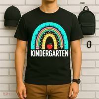 Kindergarten Rainbow Teacher Team Kindergarten Crew Girl Boy T-Shirt thumb 6