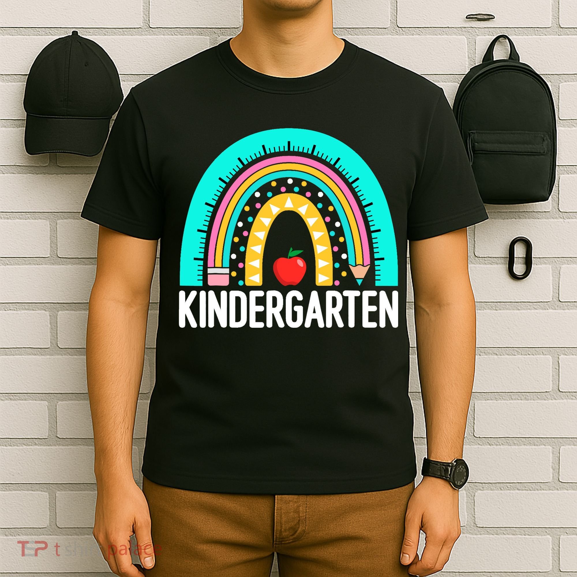 Kindergarten Rainbow Teacher Team Kindergarten Crew Girl Boy T-Shirt