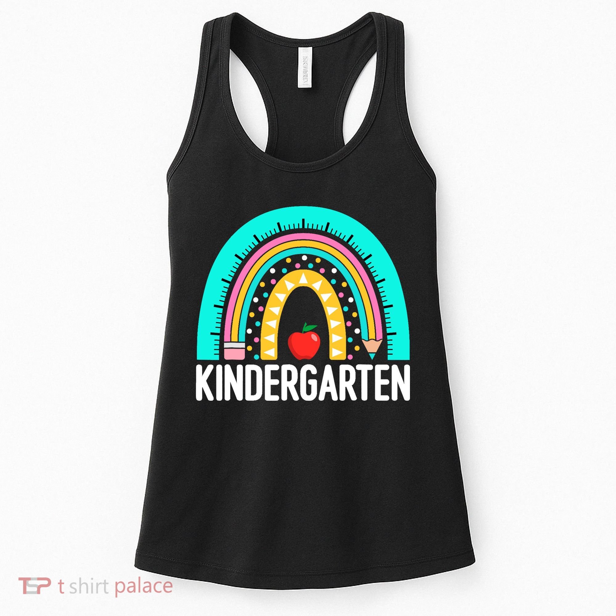 Kindergarten Rainbow Teacher Team Kindergarten Crew Girl Boy Women's Tank Top