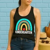 Kindergarten Rainbow Teacher Team Kindergarten Crew Girl Boy Women's Tank Top thumb 2