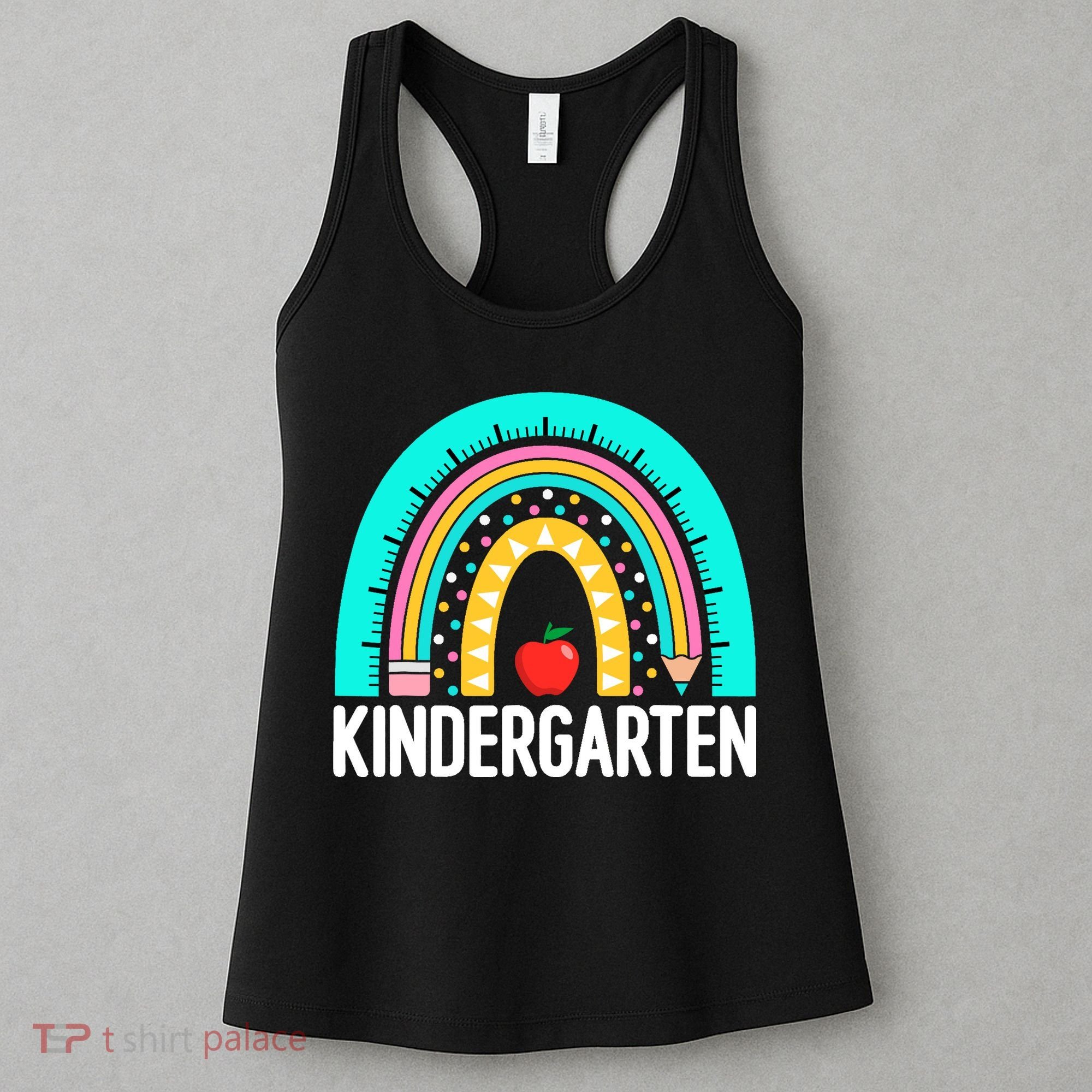 Kindergarten Rainbow Teacher Team Kindergarten Crew Girl Boy Women's Tank Top