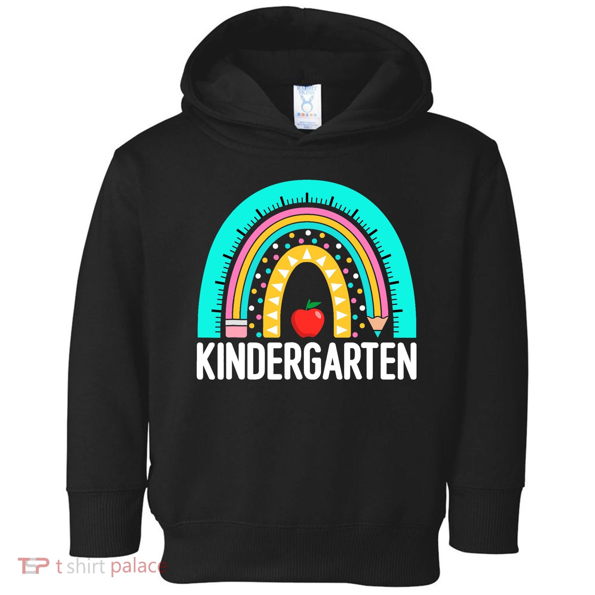 Kindergarten Rainbow Teacher Team Kindergarten Crew Girl Boy Toddler Hoodie