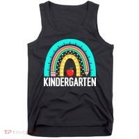 Kindergarten Rainbow Teacher Team Kindergarten Crew Girl Boy Tank Top thumb 0