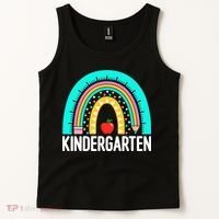 Kindergarten Rainbow Teacher Team Kindergarten Crew Girl Boy Tank Top thumb 2