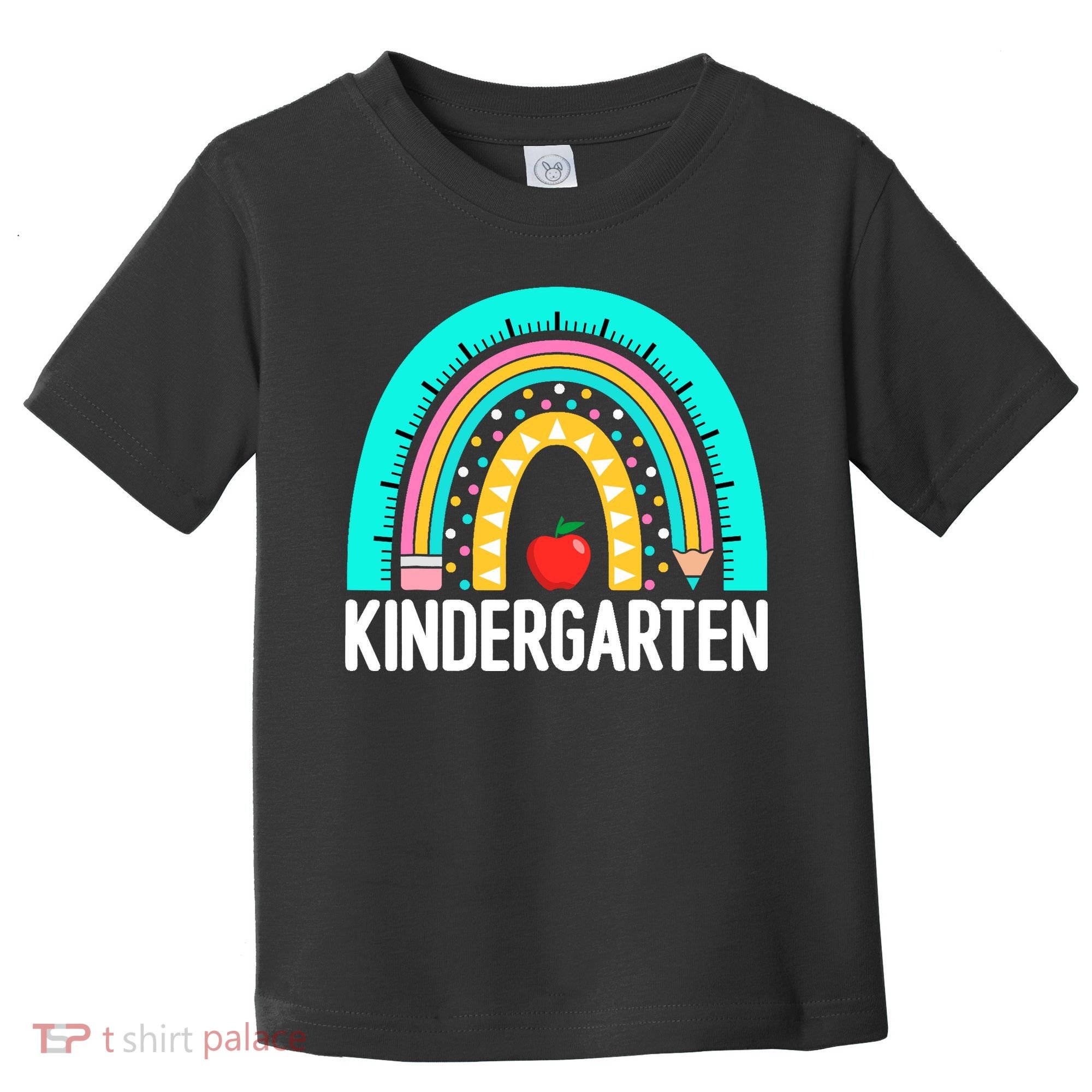 Kindergarten Rainbow Teacher Team Kindergarten Crew Girl Boy Toddler T-Shirt