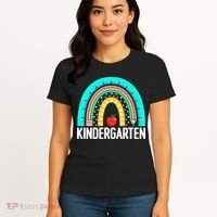 Kindergarten Rainbow Teacher Team Kindergarten Crew Girl Boy Women's T-Shirt thumb 4