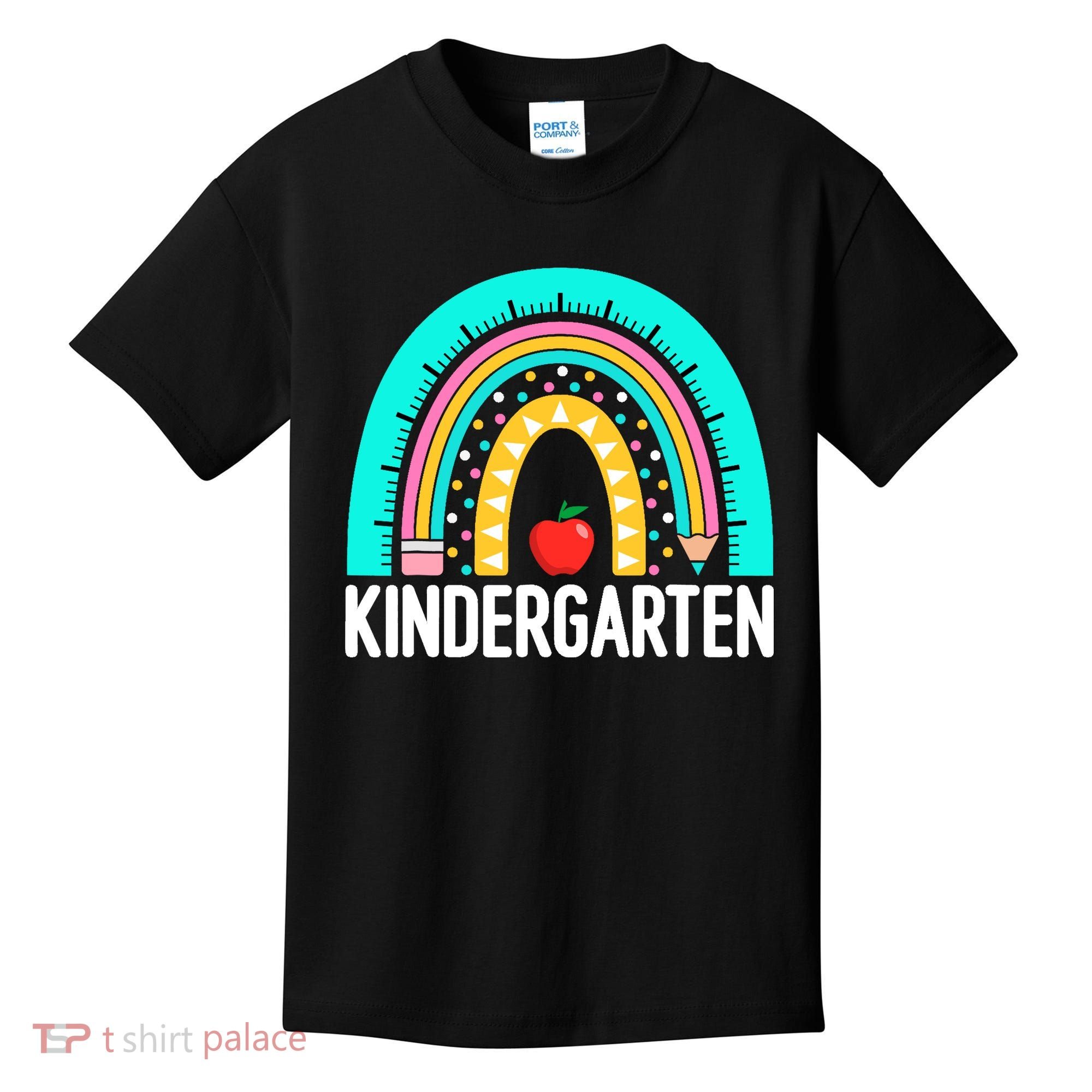 Kindergarten Rainbow Teacher Team Kindergarten Crew Girl Boy Kids T-Shirt