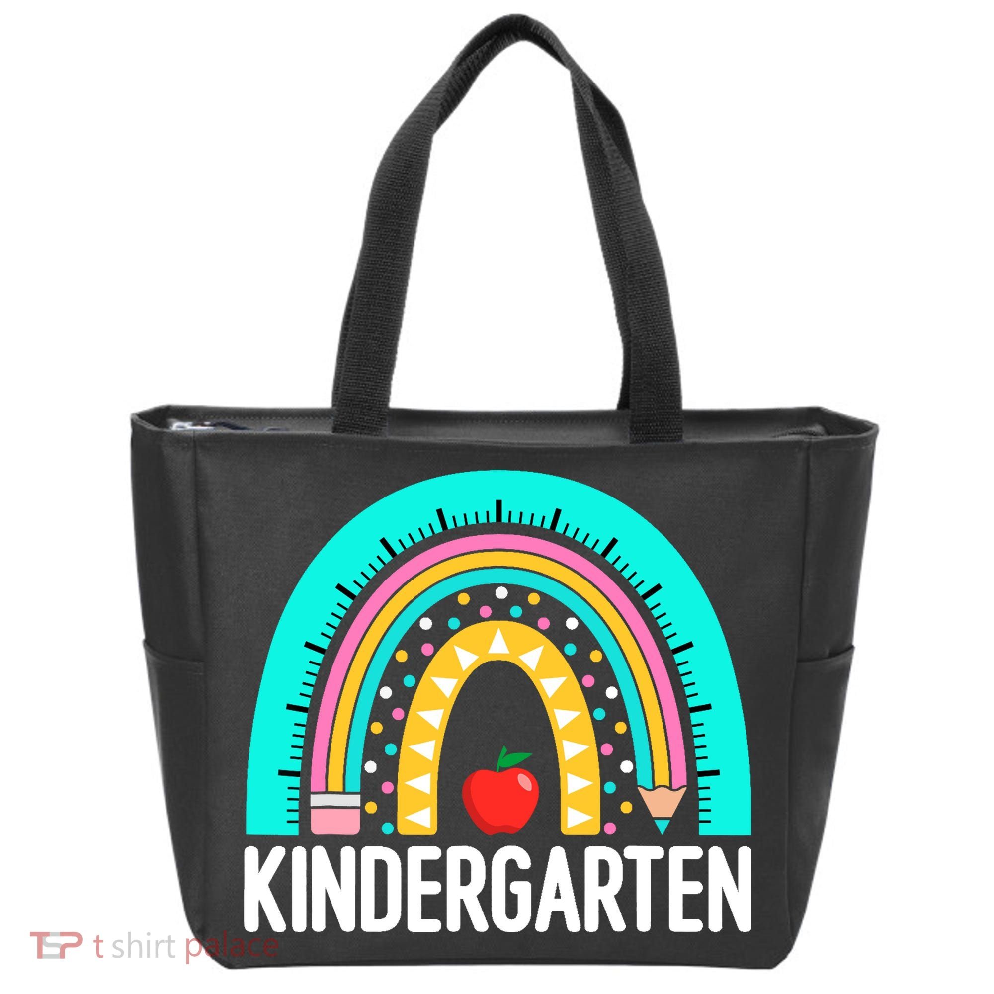 Kindergarten Rainbow Teacher Team Kindergarten Crew Girl Boy Tote Bag