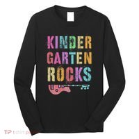Kindergarten Rocks Teacher Crew Rock Star Kinder Team Long Sleeve Shirt thumb 0