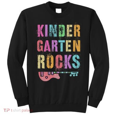 Kindergarten Rocks Teacher Crew Rock Star Kinder Team Sweatshirt