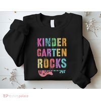 Kindergarten Rocks Teacher Crew Rock Star Kinder Team Sweatshirt thumb 2