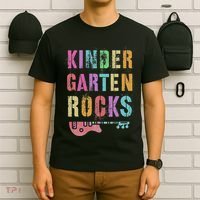 Kindergarten Rocks Teacher Crew Rock Star Kinder Team T-Shirt thumb 6
