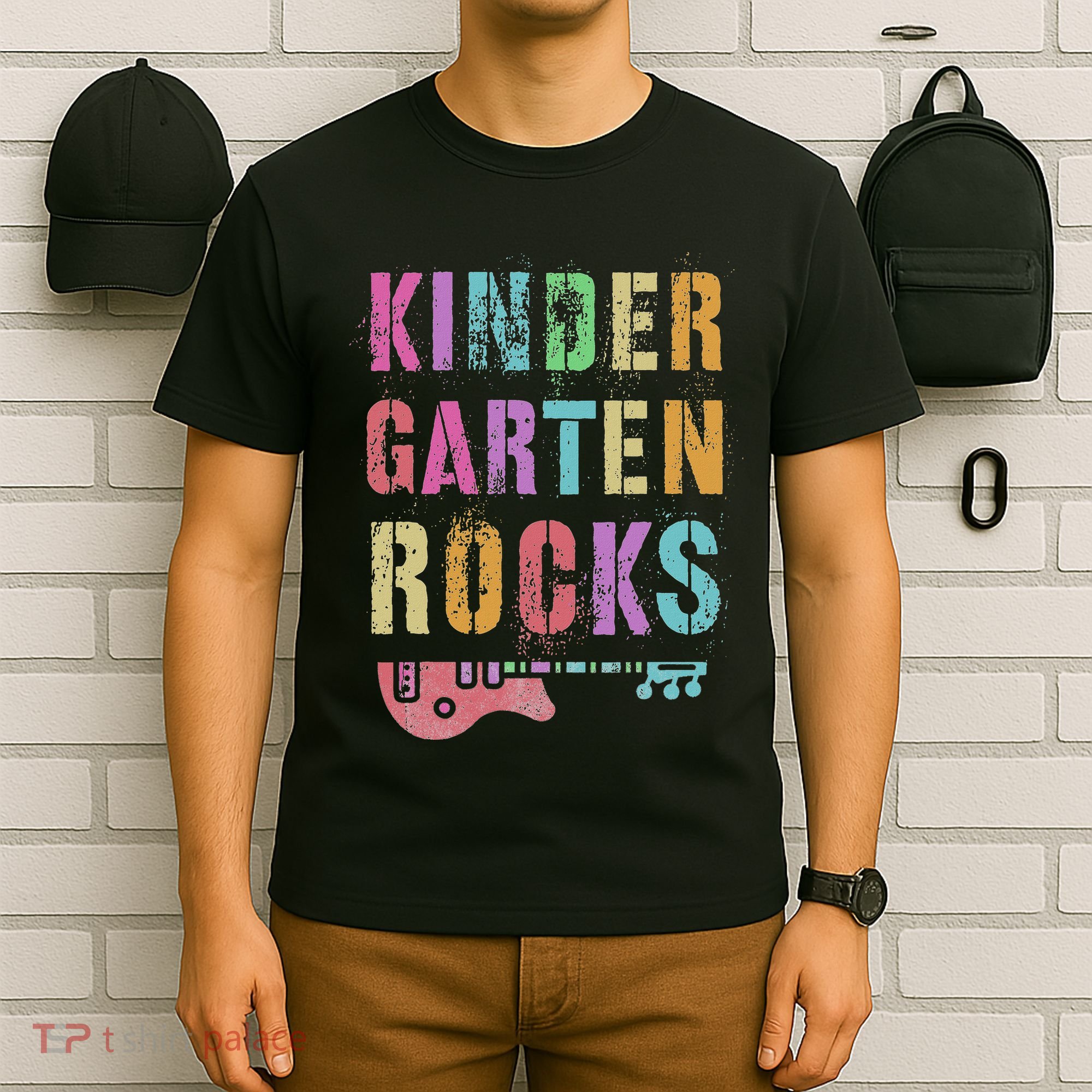 Kindergarten Rocks Teacher Crew Rock Star Kinder Team T-Shirt