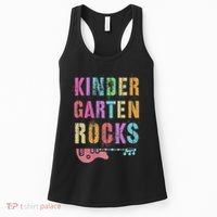 Kindergarten Rocks Teacher Crew Rock Star Kinder Team Women's Tank Top thumb 0