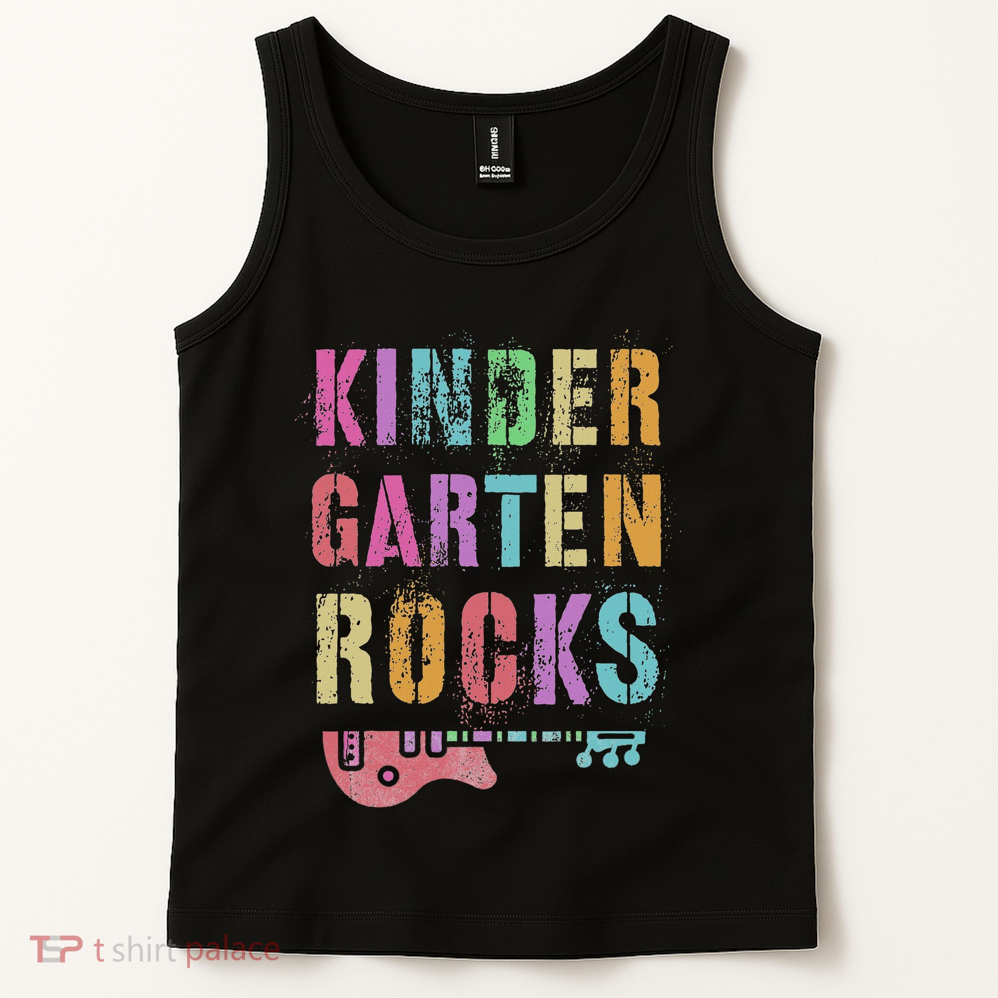 Kindergarten Rocks Teacher Crew Rock Star Kinder Team Tank Top