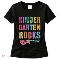 Kindergarten Rocks Teacher Crew Rock Star Kinder Team Women's T-Shirt thumb 0